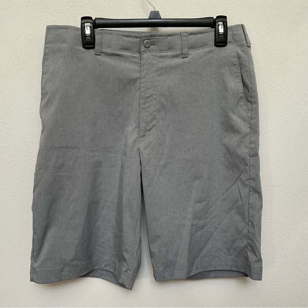 Ben Hogan Light Grey Flat Front Golf Shorts Size 34 Preppy Spring Summer